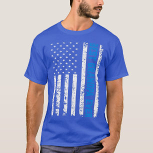 T-shirt Mens Retro US Meilleur Grand Père 4 juillet Père