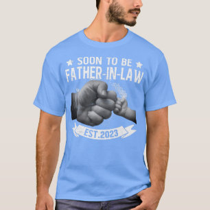 T-shirt Mens Retro Vintage Bientôt Être PèreInLaw Est 2023