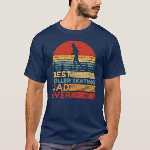 T-shirt Mens Retro Vintage meilleur patinage à roulettes p