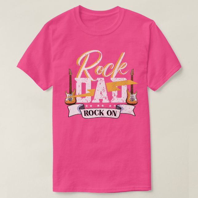 T-shirt Mens Rock Electronic Rock Guitar 896 (Design devant)