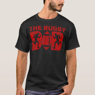 T-shirt Mens Rugby Sports Style Vintage Le Rugby Papa Gras
