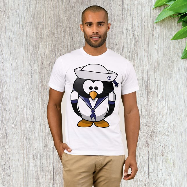 T-Shirt Mens Sailor Penguin (Créateur téléchargé)
