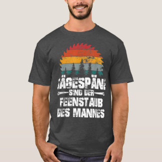 T-shirt Mens Saw chips fairy dust man lumberjack craftsman