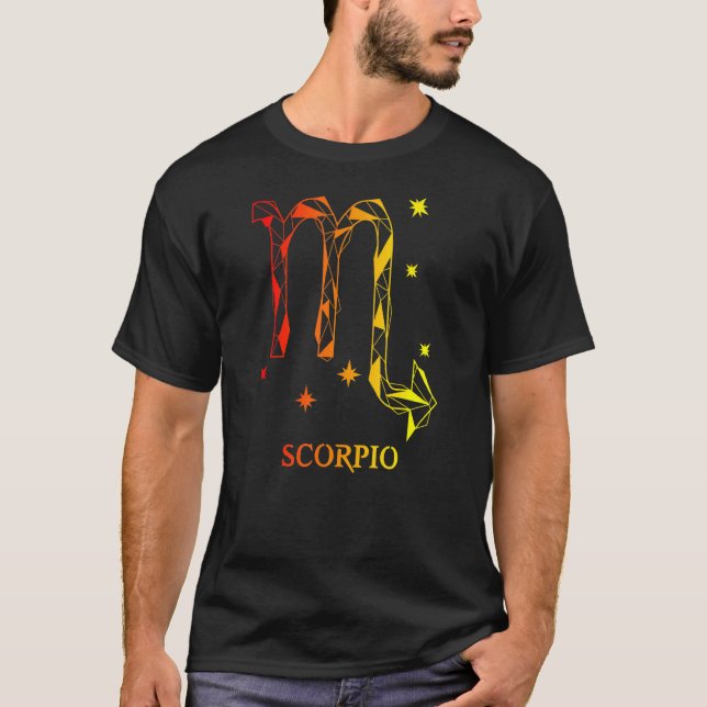 T-shirt Mens Scorpio Zodiac 1 (Devant)