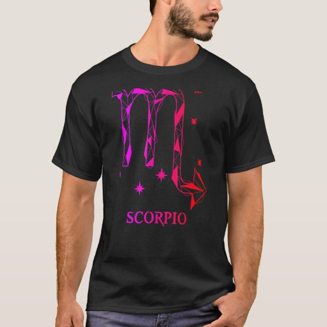 T-shirt Mens Scorpio Zodiac 2 (Devant)