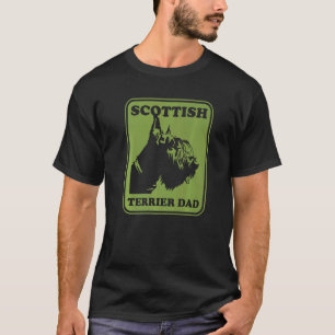 T-shirt Mens Scottish Terrier Dad Scottie Chien propriétai