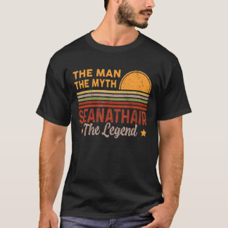 T-shirt Mens Seanathair L'Homme Mythe Légende Rétro Grand-