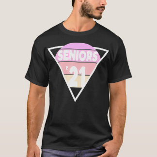 T-shirt Mens Seniors 2021 Gifts for Her Him Retro 21 Gradu