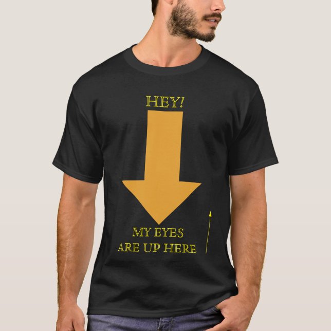 T-SHIRT MENS SHIRT : HEY ! (Devant)