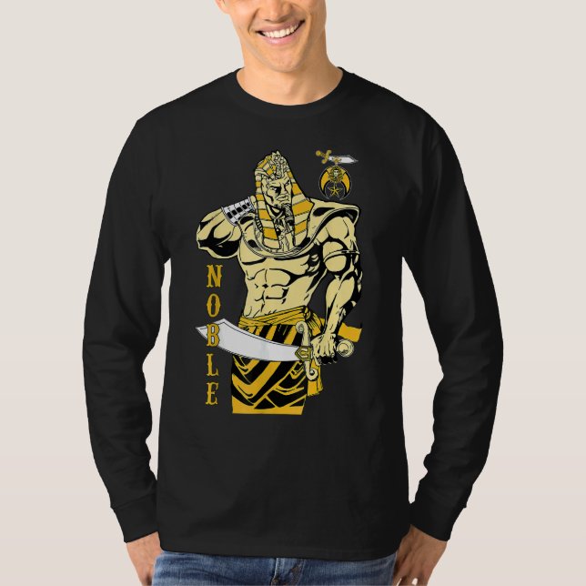 T-shirt Mens Shriner Noble Pharaoh Mason Ph Shriner Aeaonm (Devant)