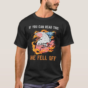 T-shirt Mens Si Vous Pouvez Lire Cela Elle Est Tombé De Pa
