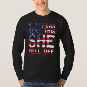 T-shirt Mens Si Vous Pouvez Lire Cela Elle Est Tombée De M