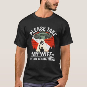 T-shirt Mens S'Il Vous Plaît Emmenez Ma Femme Pas Mes Char