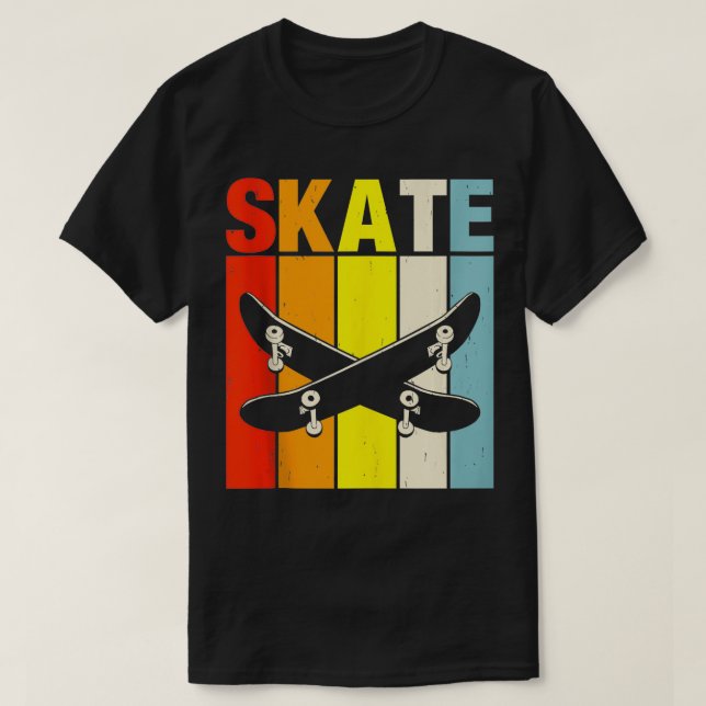 T-shirt Mens Skateboarder Amateurs de Skateboard Skateboar (Design devant)