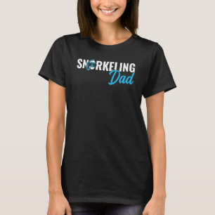 T-shirt Mens Snorkeling Papa Scuba Plongée Plongée Plongée