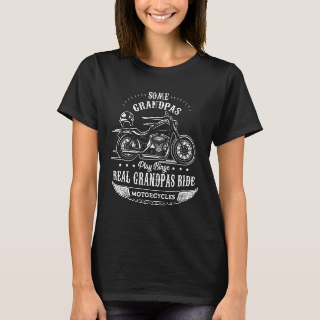 T-shirt Mens Some Grandpas Play Bingo cool Grandpa drive M (Devant)