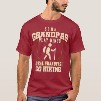 T-shirt Mens Some Grandpas Play Bingo Real Grandpas Go