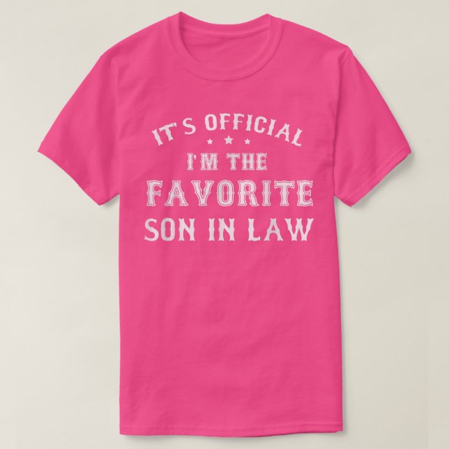 T-shirt Mens Sons favoris en droit Cadeau de la mère (Design devant)
