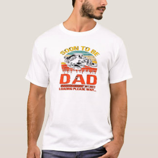 T-shirt Mens Soon To Be Dad Loading Please Wait 2021