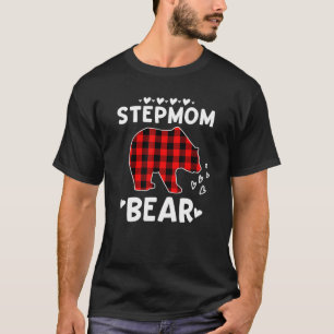 T-shirt Mens Stepmere Ours Rouge Noir Panier Ours Noël S