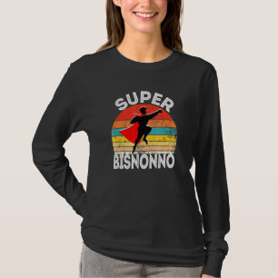 T-shirt Mens Super Bisnonno Italien Grand Grand Grand-Papi