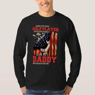 T-shirt Mens Super Joueur De Golf Fille Et Papa Golfer B