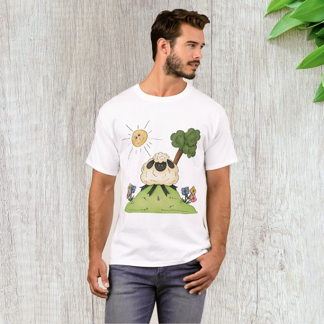 T-Shirt Mens Sur Une Colline (Créateur téléchargé)