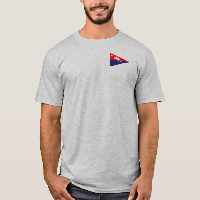 T-shirt Mens' T avec logo avant et arrière (Devant)