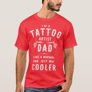 T-shirt Mens Tattoo Artist Papa Funny Father Tattooist Mac