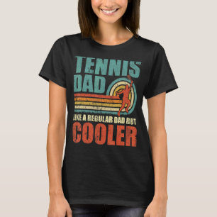 T-shirt Mens Tennis Papa Comme Un Père Régulier Mais Glaci