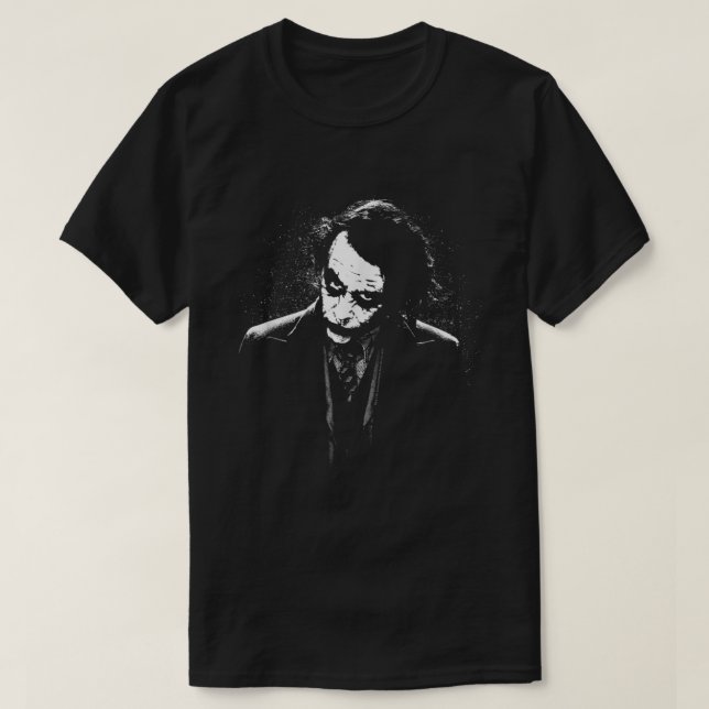 T-shirt Mens The Dark Knight Dark Joker  (Design devant)