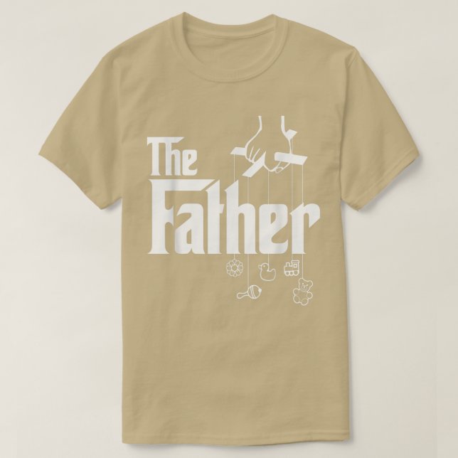 T-shirt Mens The Father First Time Fathers Day, New Dad Gi (Design devant)