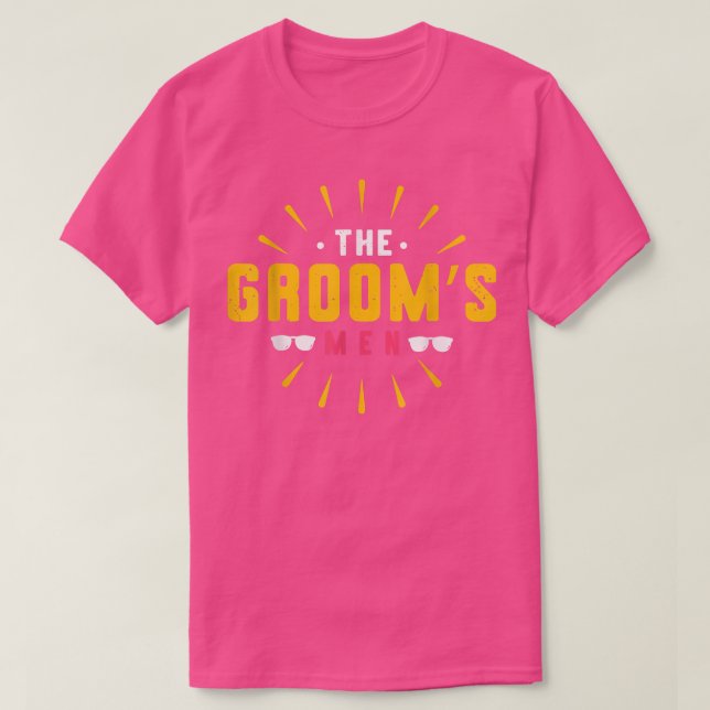 T-shirt Mens The Grooms Men Engagement Bachelor Party Groo (Design devant)