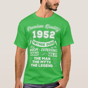 T-shirt Mens The Man Myth Legend Vintage 1952 70th Birthda