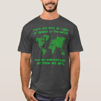 T-shirt Mens There are only 10 types of people in the