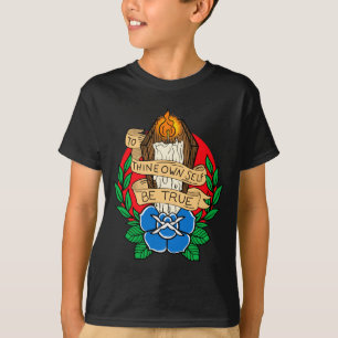 T-shirt Mens thine own self être vrai rétablissement de la