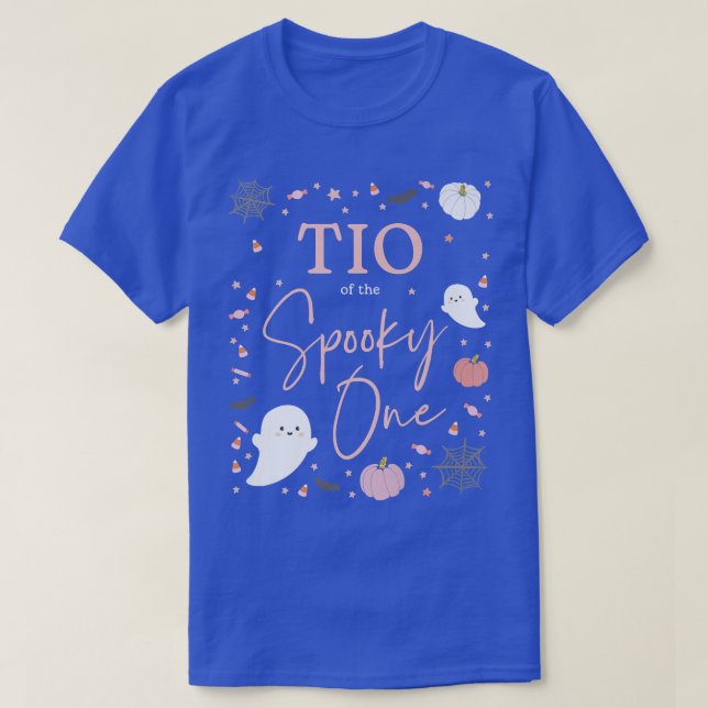 T-shirt Mens Tio of the Éffrayant One Girl First Birthday  (Design devant)