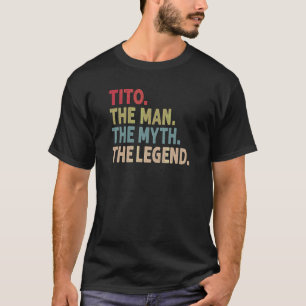 T-shirt Mens Tito L'Homme Le Mythe La Légende Grand-Père F