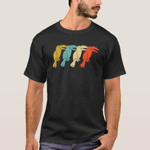 T-shirt Mens Toucan Retro Vintage