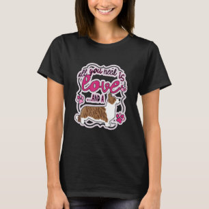 T-shirt Mens Tout Ce Dont Vous Avez Besoin Est L'Amour Et