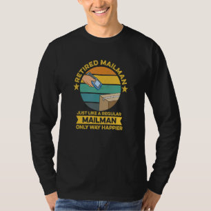 T-shirt Mens Transporteur De Courrier Pour Un Mailman Retr