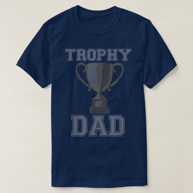 T-shirt Mens Trophée Papa Drôle Papa Chemise Meilleur Papa (Design devant)