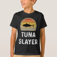 Mens Tuna Slayer Pêche Cadeaux Drôle Pêcheur Shi