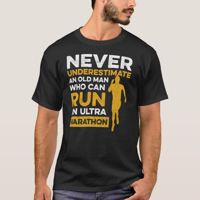 T-shirt Mens Ultramarathon Design pour un coureur de 50 00 (Devant)