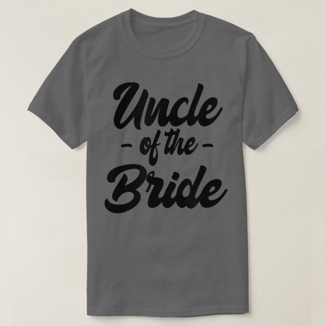 T-shirt Mens Uncle of the Bride  Distressed  (Design devant)