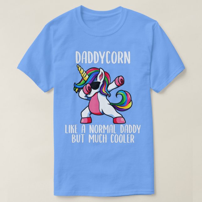 T-shirt Mens Unicorn papa fille fête d'anniversaire vêteme (Design devant)