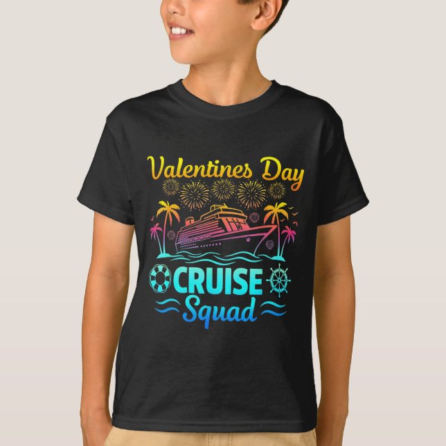 T-shirt Mens Valentines Day Cruise Squad 2026 Vacation Tra (Devant)