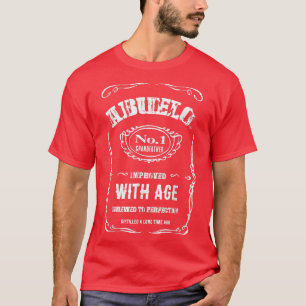 T-shirt Mens Vintage Abuelo grand-père hispanique