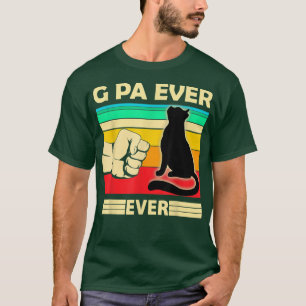 T-shirt Mens Vintage Best Cat G PA Ever Bump Fit Funny Cat