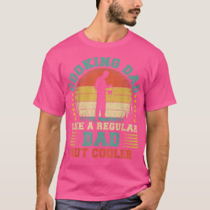 T-shirt Mens Vintage Cooking Papa Like A Regular Papa Cook